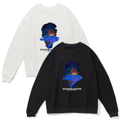 Spring New Sweatshirt Men's Trendy Couples Loose Round Neck T-shirt Casual Tops Men's Clothing