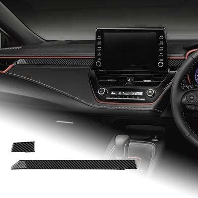 Για Toyota Corolla Cross 2021 2022 2023 2024 Πραγματικό Μαλακό Αυτοκόλλητο από Ανθρακονήματα RHD LHD Λωρίδα Συνοδηγού Αυτοκινήτου Αξεσουάρ Εσωτερικής Διακόσμησης