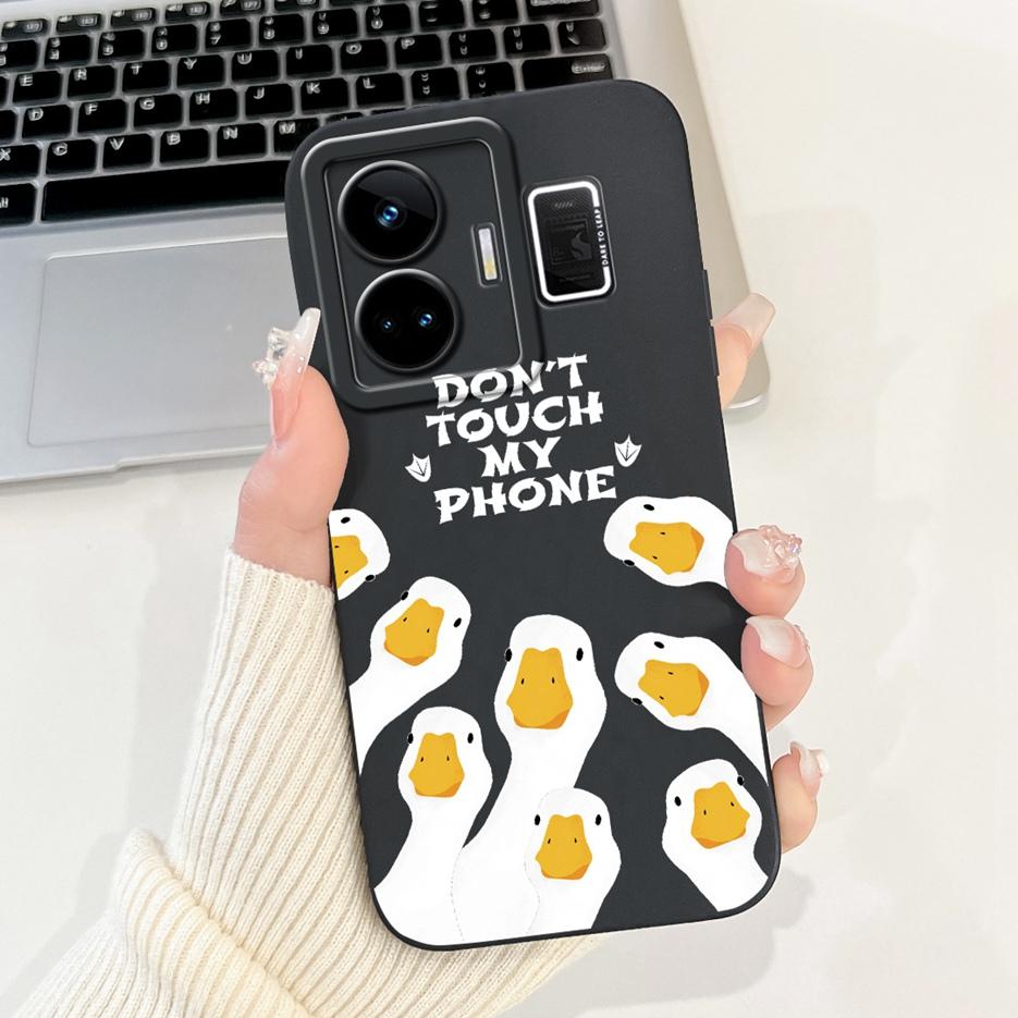 For Realme GT3 Case RMX3709 Cute Funny Cartoon Cover Soft Silicone Case For Realme GT Neo 5 Neo5 240W RealmeGT3 Back Cover Coque