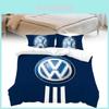 Ensemble de literie minimaliste moderne avec motif Volkswagen pour la décoration de chambre
