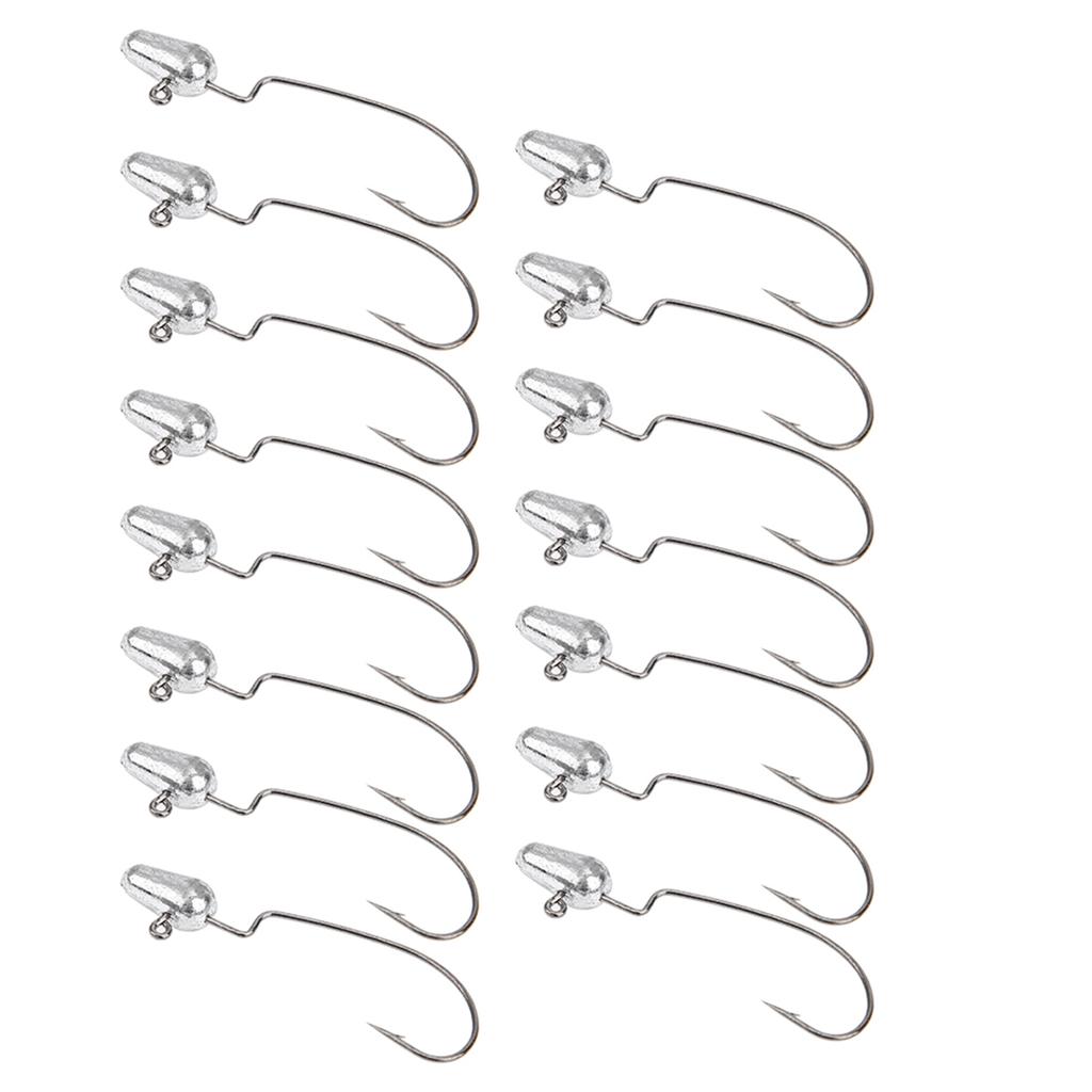 3Bag Crank Heads Hook Artificial Lure Bait Outdoor Sport Fishing Accessories