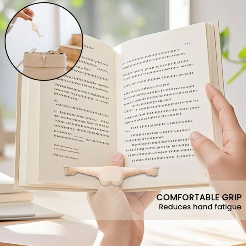 Reading Assistant Funny Thumb Bookmark Reusable Finger Ring Page Clip  Book Lovers
