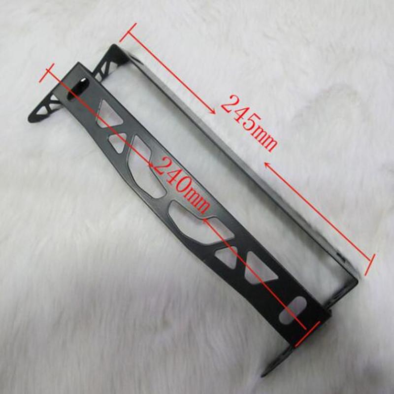 Car License Plate Frame Universal Aluminum Power Racing Styling Rotating Number License Plate Frames Tag Holder Adjustable
