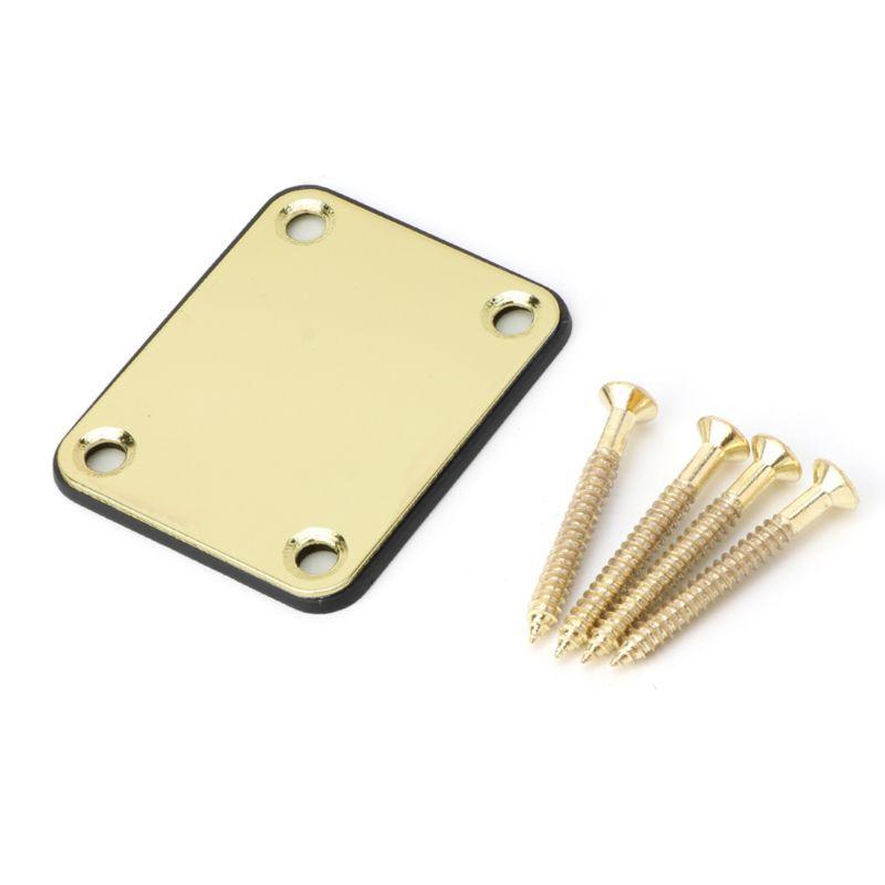 

Electric Guitar Reinforcement Plate Connecting Plate For ST/Tele Electric Guitar BASS Neck Body Square Plate Guitar Accessories золотой