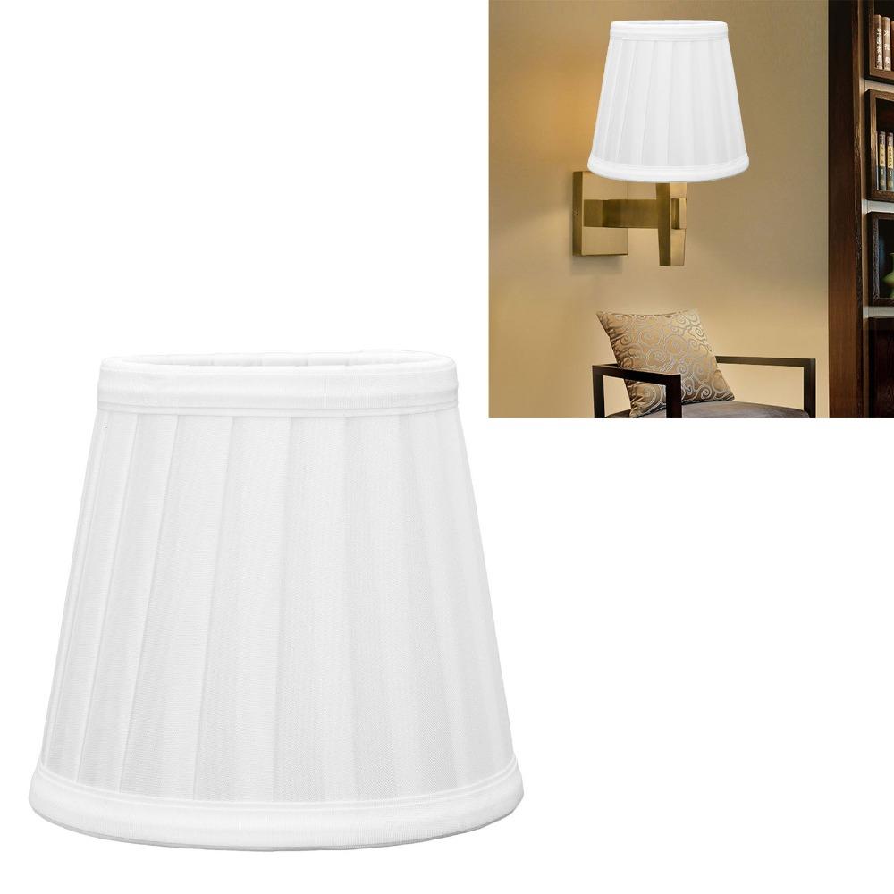 2PCS Fabric Small Lamp Shades Clip On Design Modern Simple Lampshade Modern Table Lampshade Bedroom