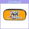 Cuphead Pencil Case Double Layer Storage Bag For Students And Office Use