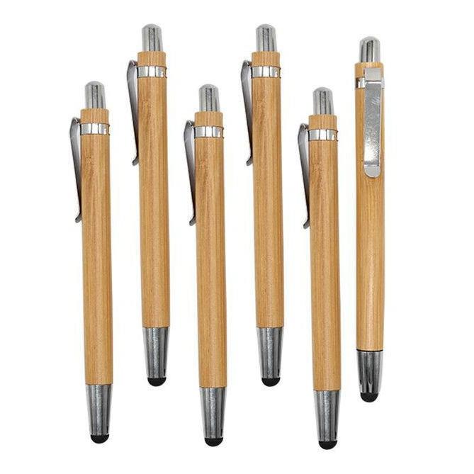 

Dual-Use Slim Tube Ballpoint Pen with Curved Waist and Arc Design