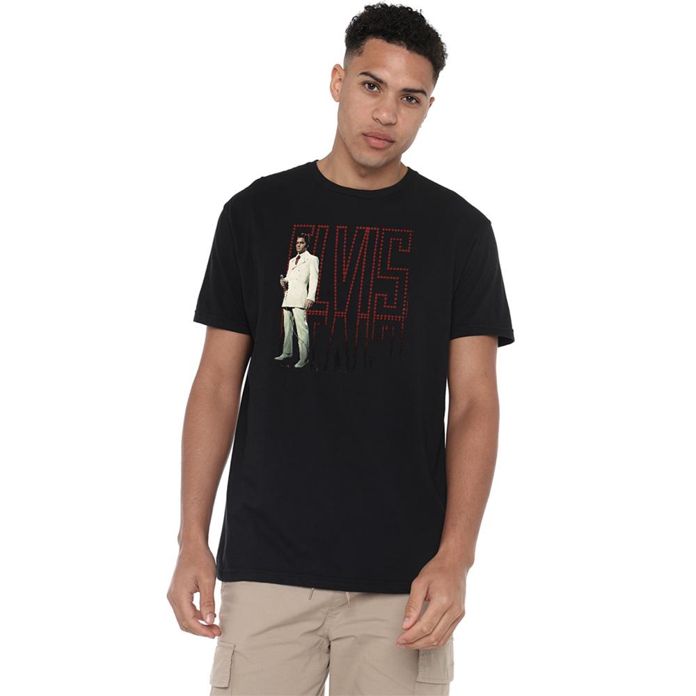 Elvis Presley Unisex Adult White Suit T-Shirt