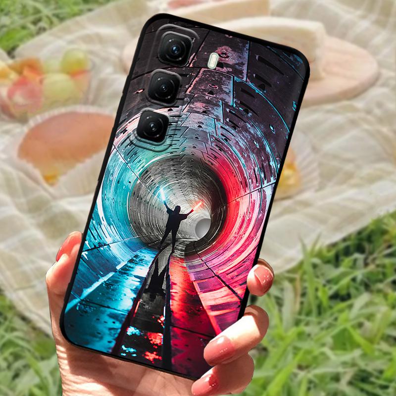 

Для Infinix Hot 50 Pro 4G Чохол X6881 Кришка М який Силіконовий Чохол Силіконовий ТПУ Для Infinix Hot 50 Pro Plus 4G Ударостійкий Чохол для Телефону Hot 50 Pro Plus 4G