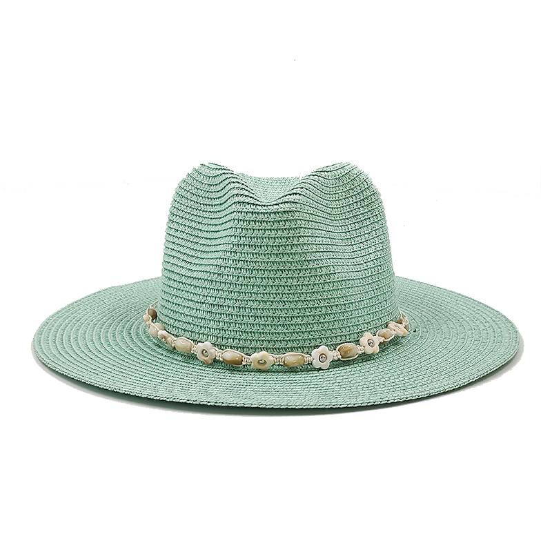 Summer Straw Hat Fashion Simple Hat For Men Women Wide Brim Jazz Hat Casual Classic Sun Hat Foldable Travel Beach Hat