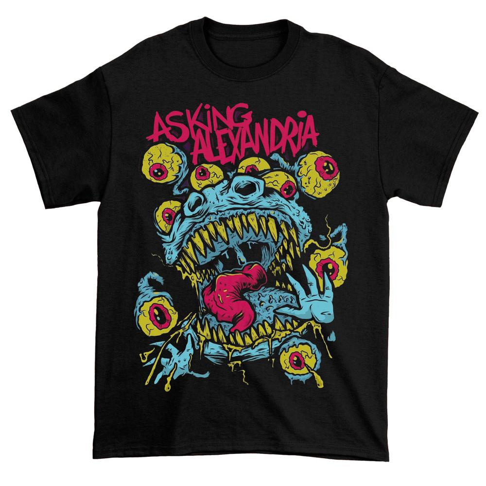 Flag - Asking Alexandria Men S-4XL Black Cotton TT001 Unisex T-Shirt XXXXL