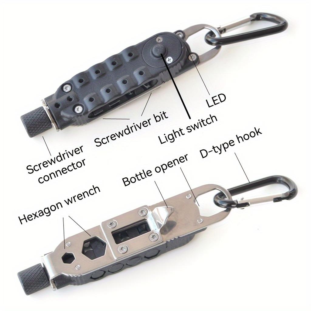 6-in-1 Pocket Screwdriver Multi-Tool Set with LED Light - Get the Job Done Right!