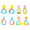 4 Styles Combined Keychain Mold Silicone Pendant Mold Earring Ornament Epoxy Resin Casting Jewelry Making Diy Crafts