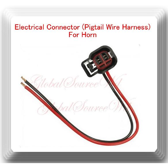 Electrical Connector (Pigtail Wire Harness)For Horn Fits:GM Isuzu Saturn Suzuki