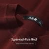 Antonio Men's Machine Washable Merino Wool Sweater