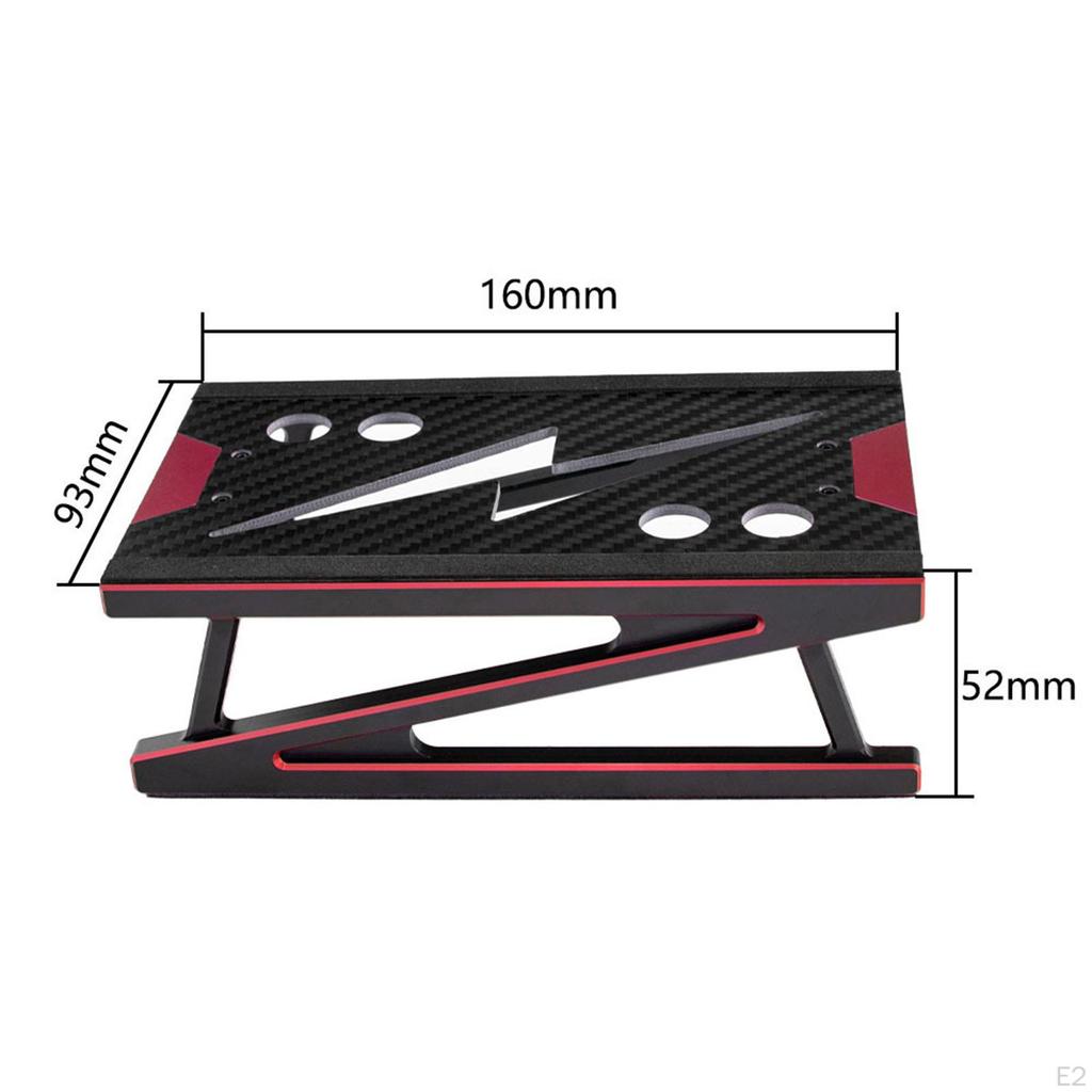 Aluminum Car Work Stand Repair 1/8 1/10 Scale Model for Truck Cars