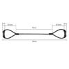 Diebstahlschutz Fahrräder Kabelschloss Hohe Sicherheit Zahlenschlösser Ersatz Doppelkopfwählschloss Fahrradzubehör