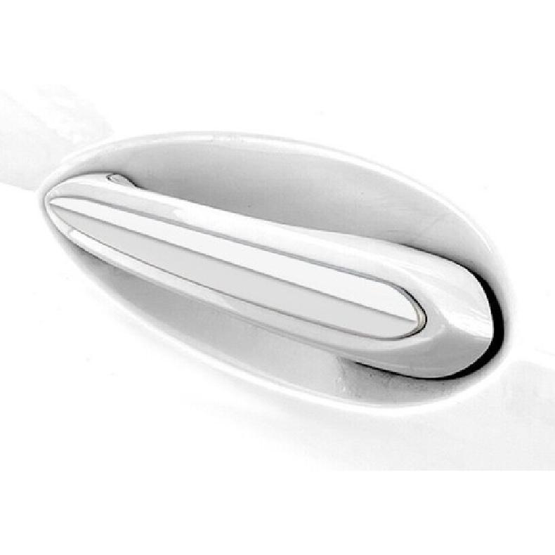 For BMW X3 G01 18-24 Silver Steel Exterior Outside Door Handle Cover Trim