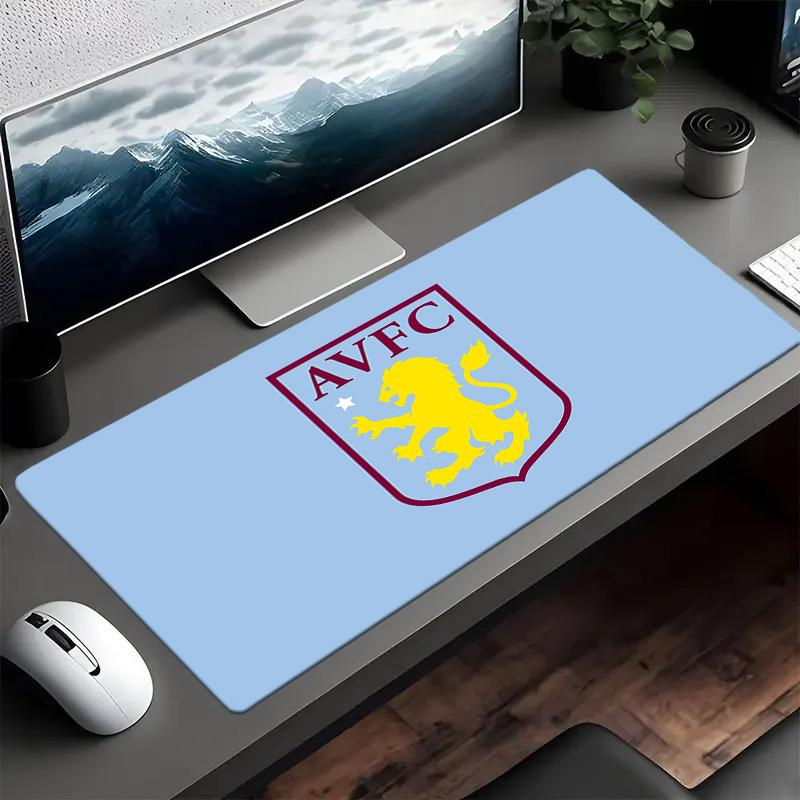 Tappetino per mouse del Football Club Aston Villa Tappetino per mouse, Tappetino per mouse da gioco, Tappetino per tastiera, Decorazione per scrivania per computer portatile Regalo per tifoso Regalo di compleanno