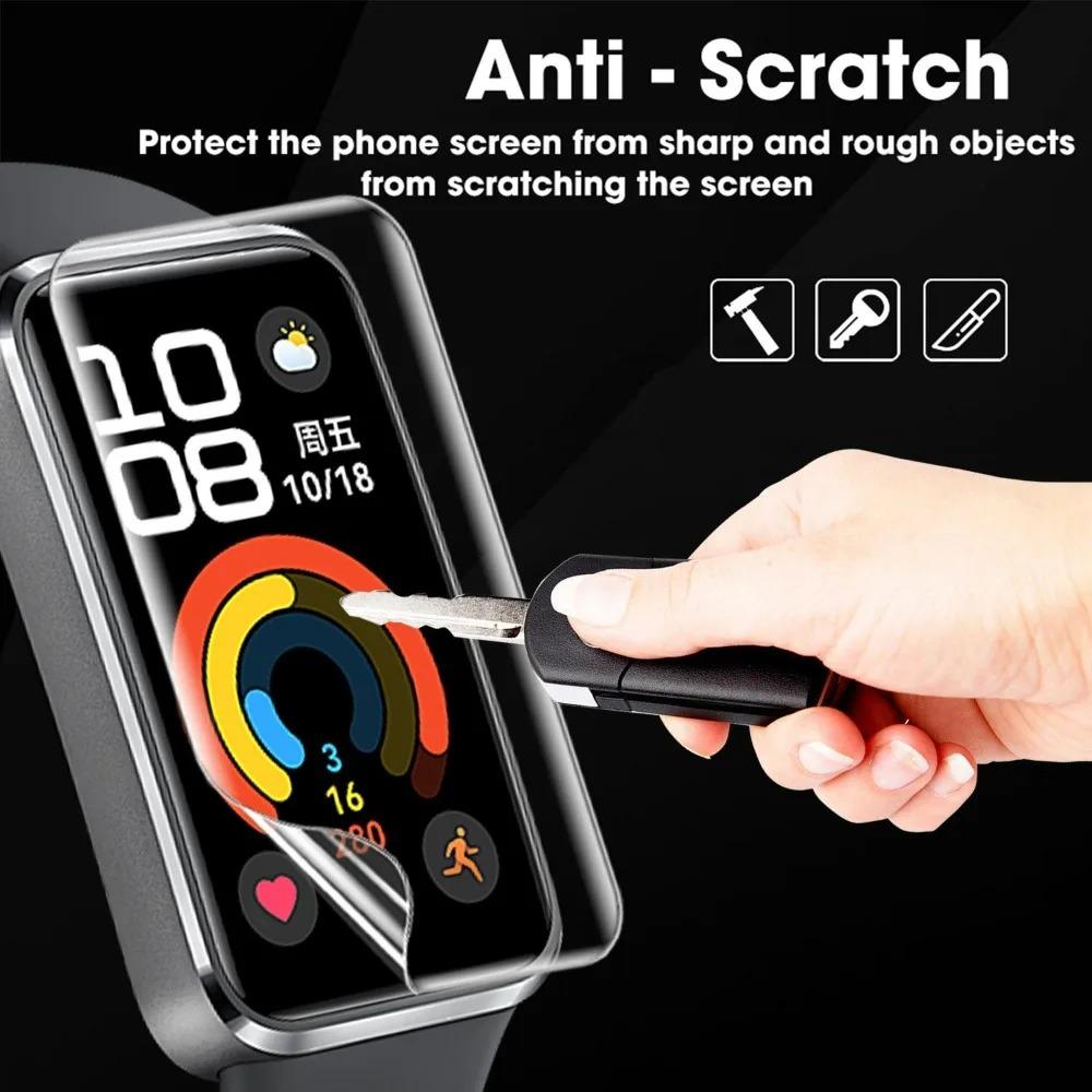 10-1Pc Smart Band Anti-scratch Films for Huawei Band9 Band10 Band11 Pro Hydrogel Film Screen Protectors for Huawei Band 11 10 9