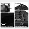 Fahrrad Satteltaschen Gepäckträger Für Mountainbike Tourenrad Fahrradtasche Sattel Sitz Tasche Träger mit Reflektor Schwarz 11L (Nicht