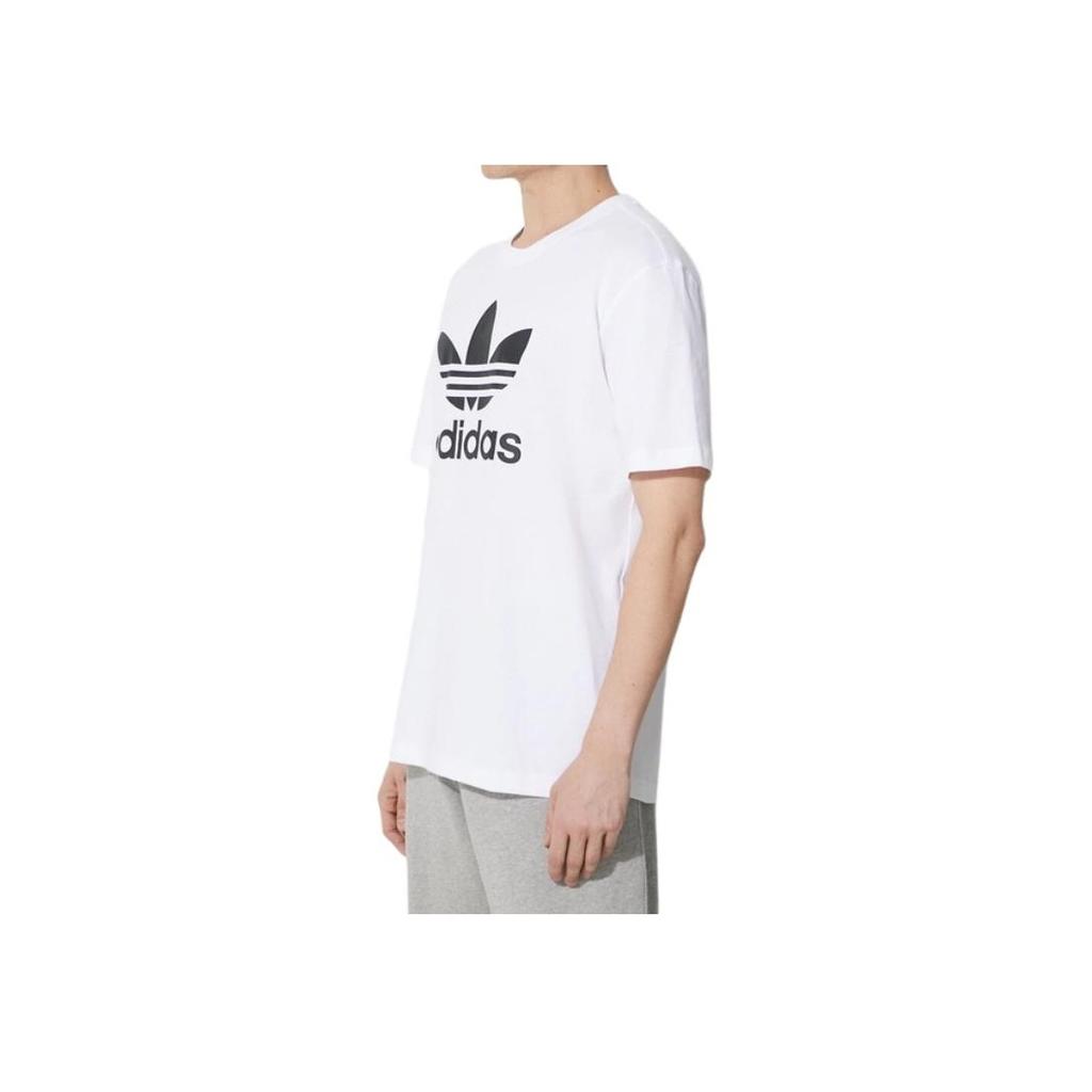 adidas Adicolor Trefoil Tee White Men Streetwear IV5353