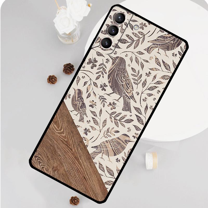 

Boho Botanical Leaf Cow Cactus Phone Case For Samsung Galaxy S26 S23 Ultra S20 S21 S22 S24 S25 Plus S10 S25 FE Funda Cover For Galaxy S10