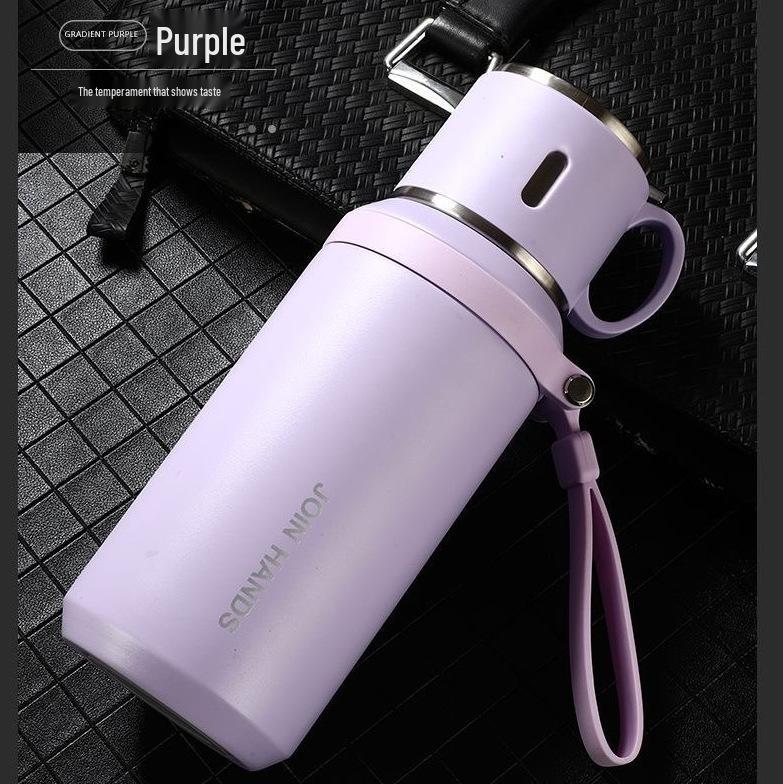 Large Capacity Insulated Cup for Tea & Water Separation - Perfect for Home, School, or Work