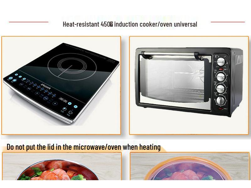 304 Stainless Steel Sealed Lunch Box & Fresh-Keeping Jar for Food Storage and Instant Noodles