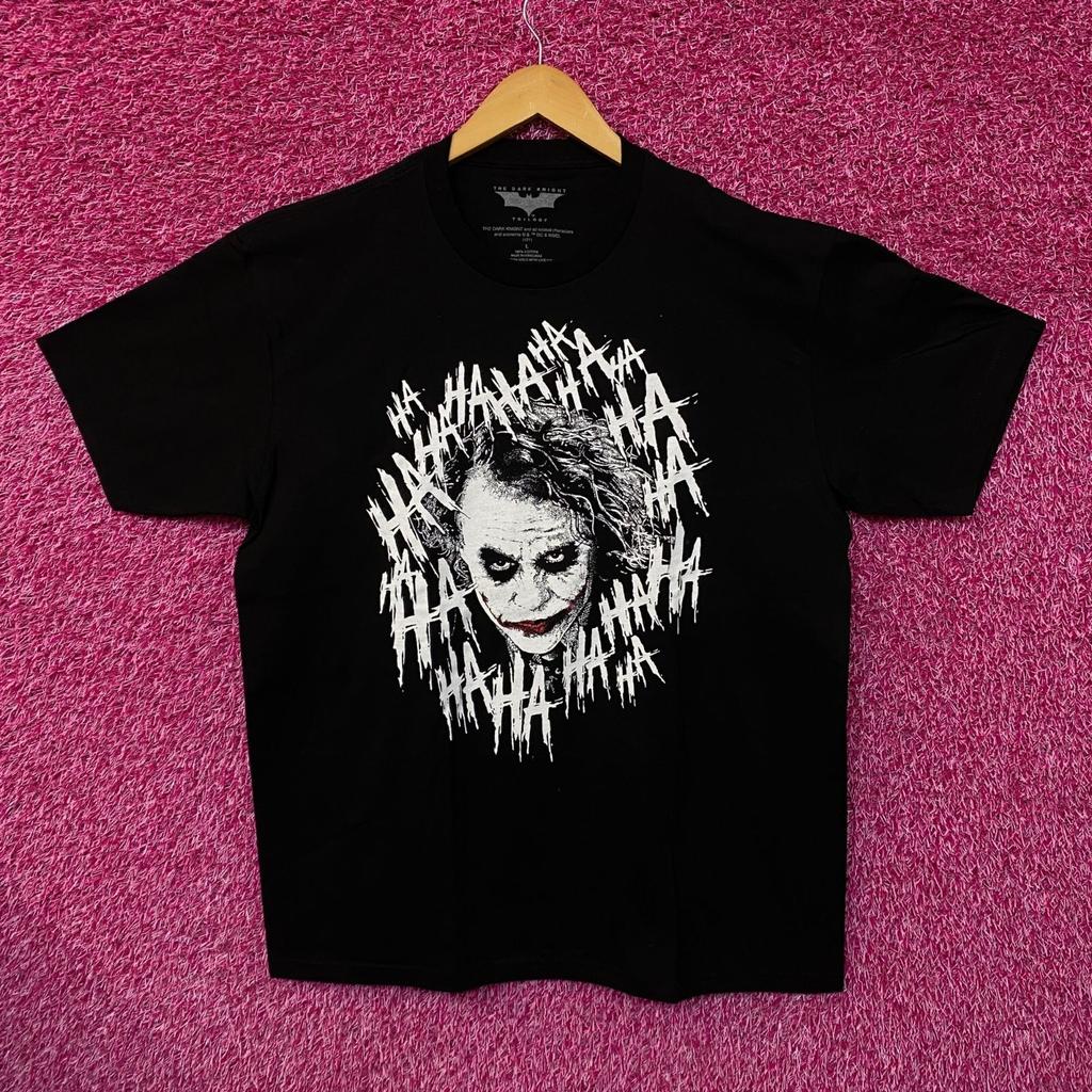 The Joker Why So Serious The Dark Knight Trilogy Movie Tee L