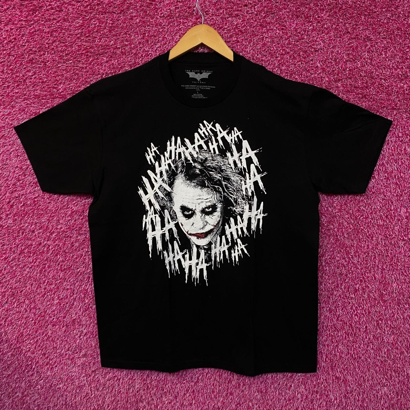 The Joker Why So Serious The Dark Knight Trilogy Movie Tee L XL