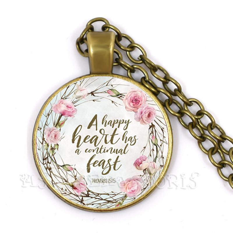 

Bible Verse Glass Dome Necklace God Is In Her She Will Not Fall Scripture Quote Jewelry For Women Men Christian Faith Gifts