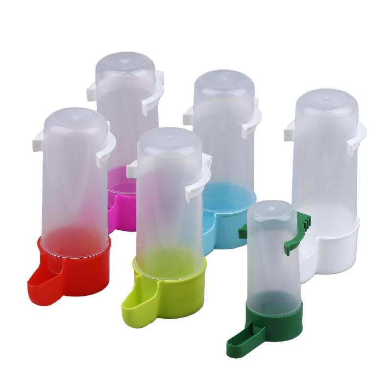 2/4/8/12Pcs Automatic Cage Hanging Parrot Water Dispenser 240Ml Bird Feeder For Small Medium Large Bird Pet Cage Accessories