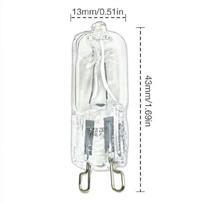 G9 25W Oven Lamp 500℃ High Temperature Resistant Quartz Bulb G4 10W 20W Bulb