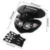 Racing Headlight Motorcyle Dual Head Lamp Led Fairing Light for Dirt Pit Bike ATV Hi Lo Beam Universal Motorbike 4 Eyes Headlamp