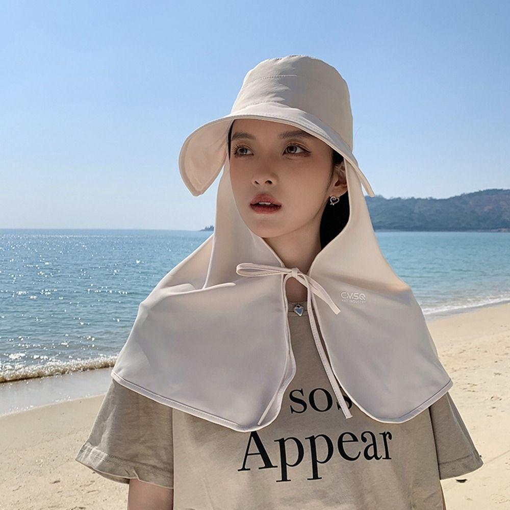Sunscreen Mountaineering Hat Wide Brim Hiking Bucket Hat Foldable Women Sun Hat  Famale
