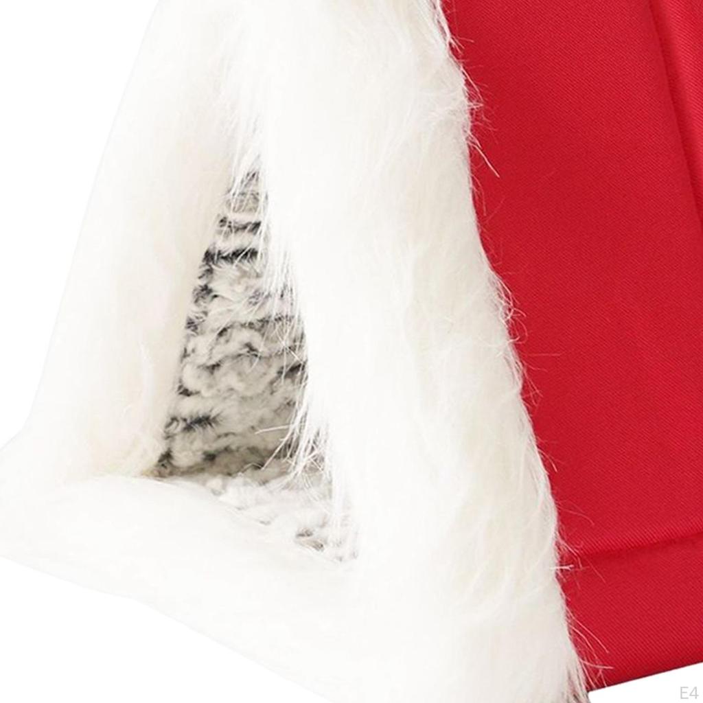 2 in 1 Cat Warm House Pad Washable Soft Reversible Velvet Cushion Blanket Dog Tent Cave Pet Bed for