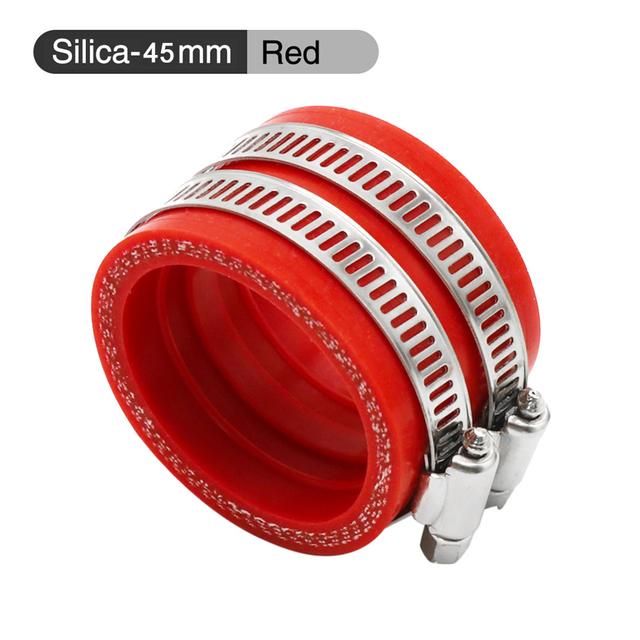 35mm 40 Mm 45mm High Pressure Silicone Motorcycle Carburetor Intake Air Filter Interface Adapter for PE PWK PWM FCR Carburetor