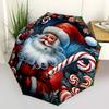 1 Stück Weihnachten Weihnachtsmann Faltbarer Regenschirm | Elegantes Design, Modisches Accessoire, Langlebige Konstruktion, Stabile Speichen yy251107024