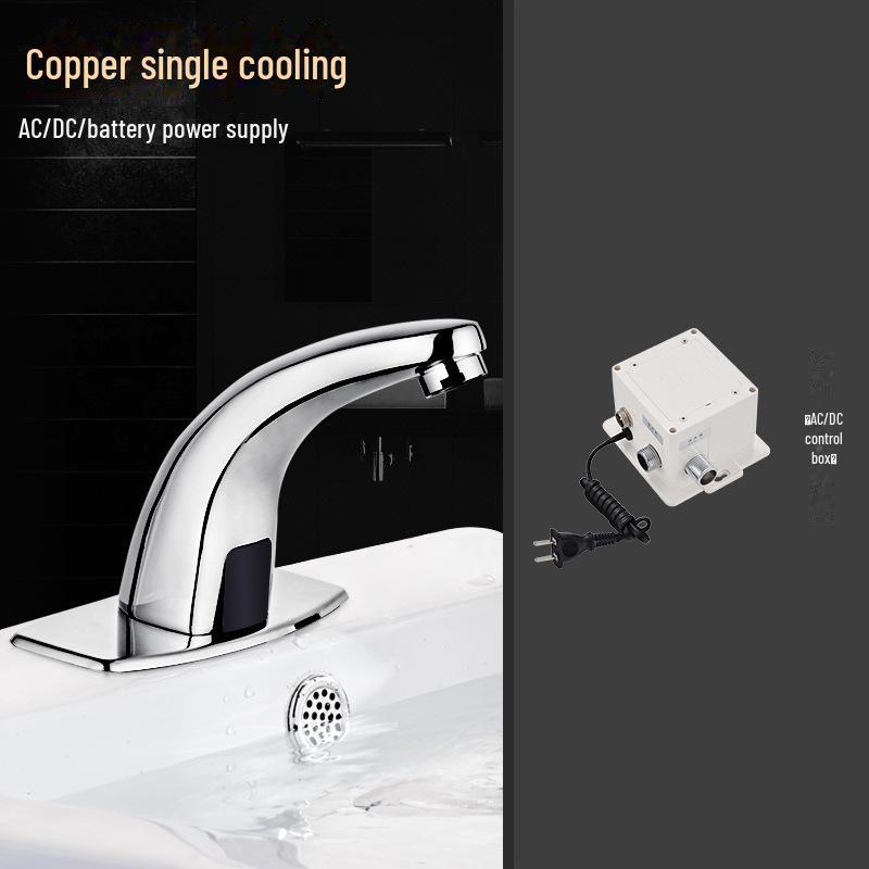 Smart Automatic Infrared Dual-Temperature Faucet for Hands-Free Washing