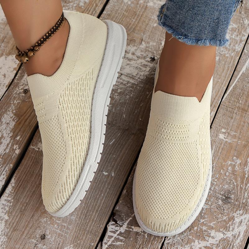 Autumn new single shoes women's mesh platform flat heel sports style casual shoes