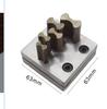 Hole Punch Disc Cutter Set Handmade Easy to Use 5 Assorted Shapes Jewelry Making Gadgets