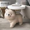 Bear Floor Ornaments Living Room TV Cabinet Sofa Side Coffee Table Tray Decorations Light Luxury Living Room Decoration