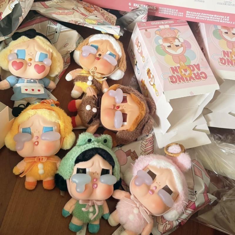 Crybaby Weint Wieder Serie Figuren Blind Box Vinyl Gesichts Puppe Spielzeug Crybaby Tier Anhänger Puppe Taschen Deko Schlüsselanhänger Geschenk