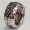 Hot New Jewelry American Morgan Silver Dollar Coin Ring Fashion Mens Ring