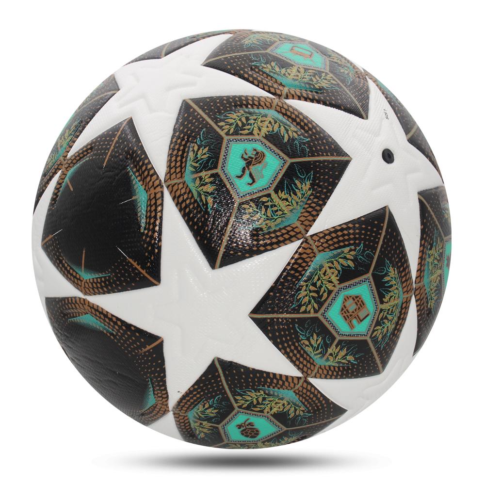 High Quality Match Soccer Ball Size 5 Youth/Adult Football Wear-esistant High Elasticity Seamless Thermal Adhesion League Ball