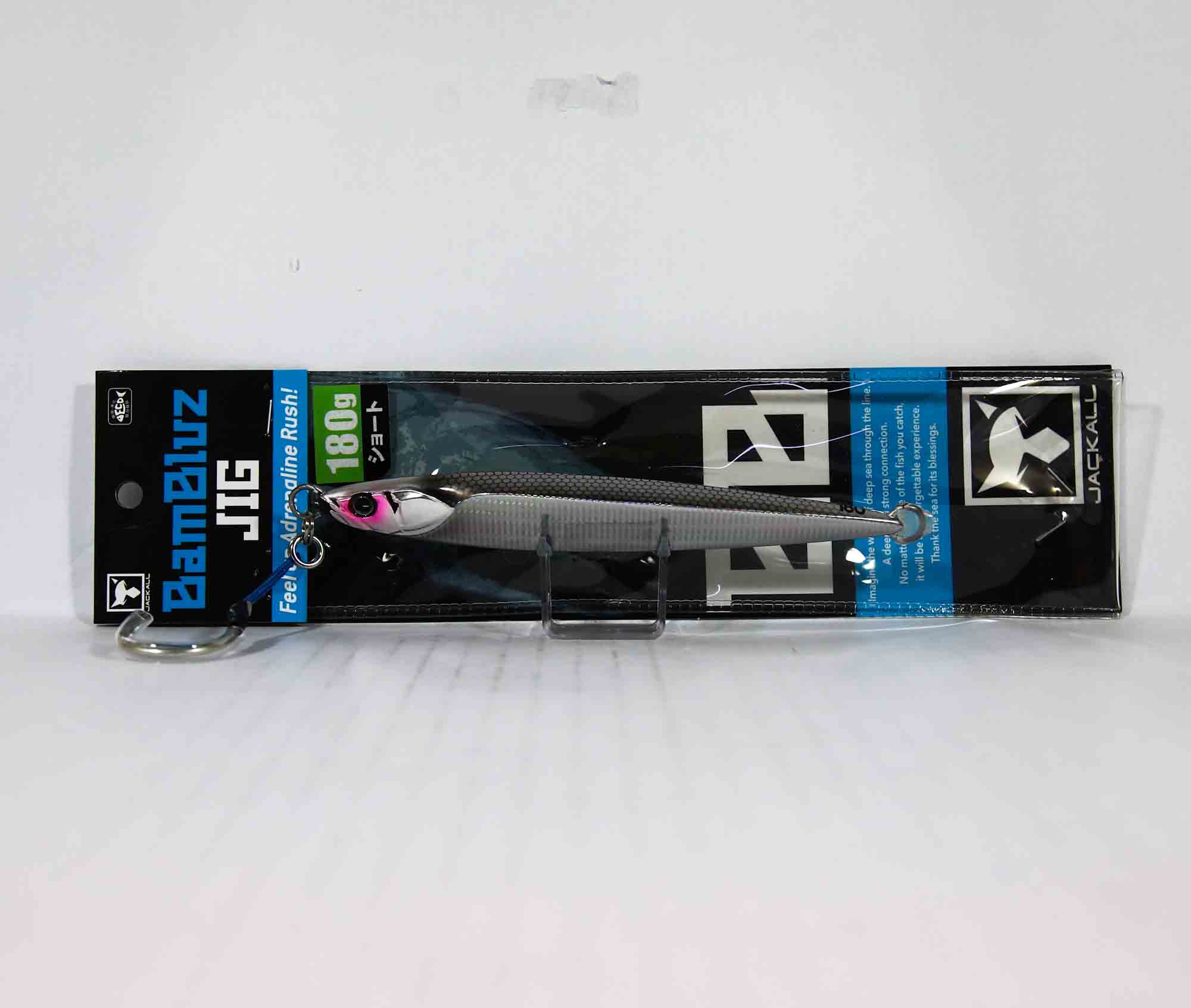 

Jackall Metal Jig Bambluz Short 180 грам тонкої срібної рамки (3214)