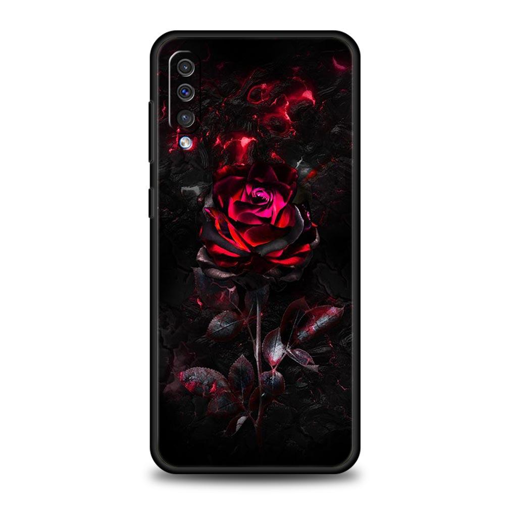 Beautiful Rose Flower Phone Case for Samsung Galaxy A52 5G A12 A70 A50 A40 A20s A30 A10s A20e A10 A22 A72 A32 A02 A42 A04S Cover