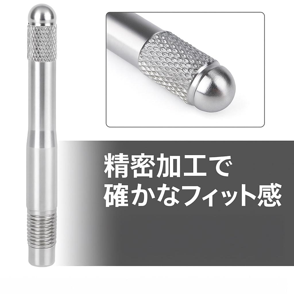 Lebonarier Wheel Setting Bolt Stainless Steel Tire Replacement Aid Universal 2 Pieces (Silver M12 P1.5)