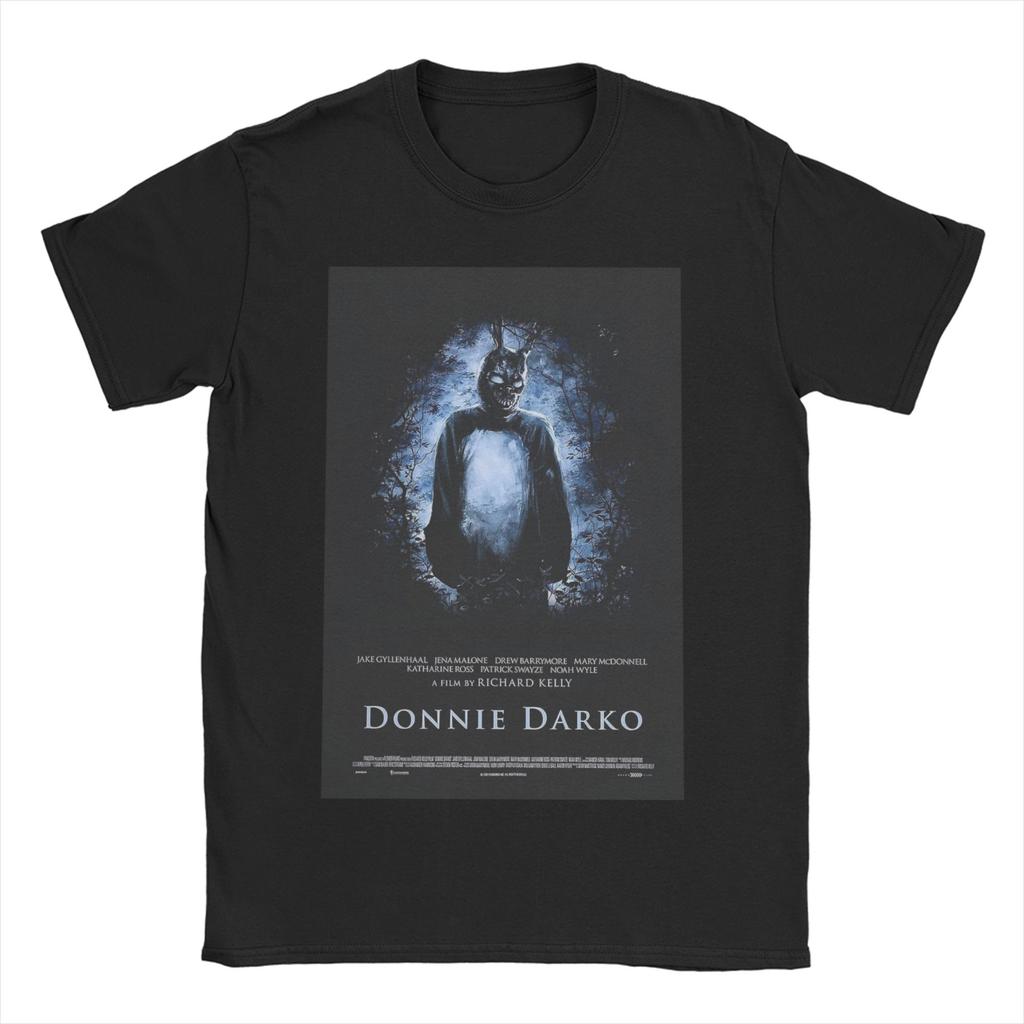 Vintage Donnie Darko Airlines TShirts Unisex Women Crewneck Cotton T Shirts Short Sleeve Tees Plus Size Clothing